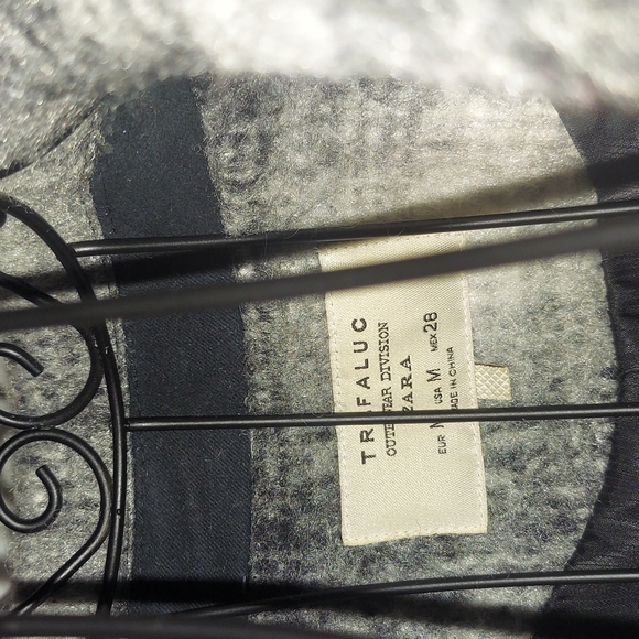 Zara gray Alpaca wool midi length coat - Picture 5 of 7